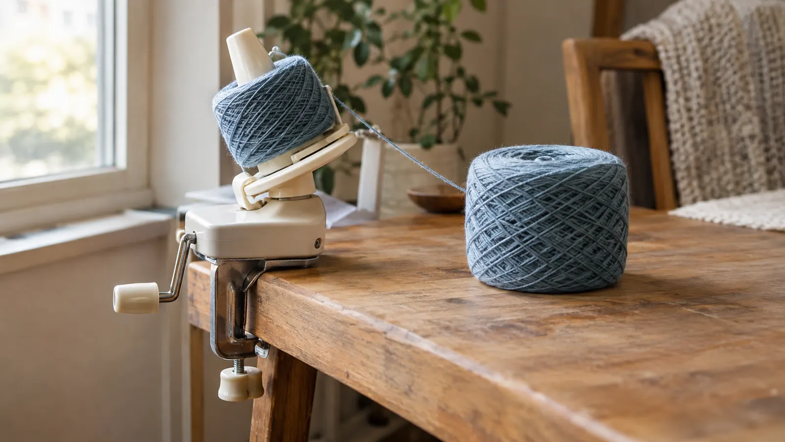 Knit Picks Yarn Ball Winder Honest Review: Clamp, Crank and Capacity